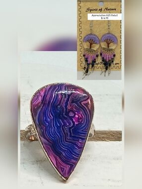 Laguna Lace Sterling Silver Ring W/ Free Gift [$16.95 Retail]